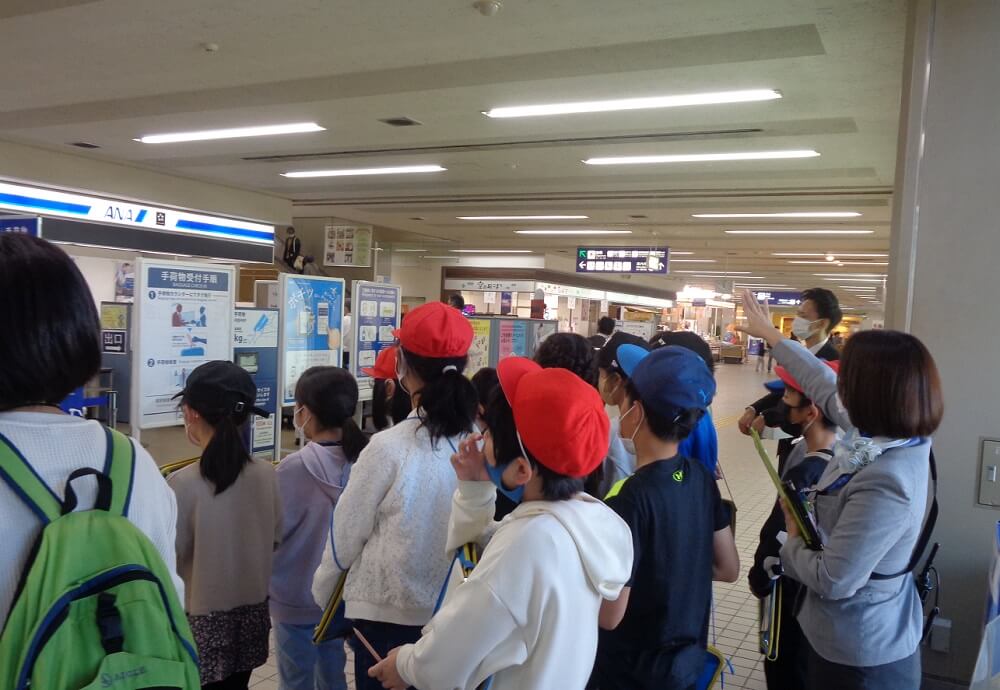 小松市立稚松小学校5年生が社会科見学に訪れました